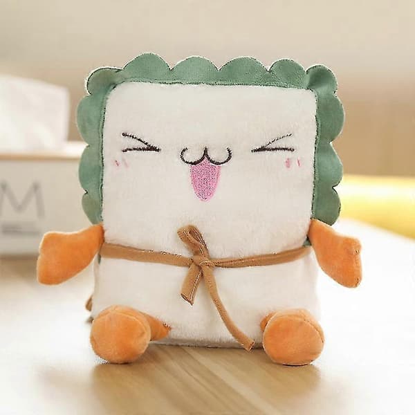 Cartoon Toaster Blanket Office Nap Air Conditioning Roll D