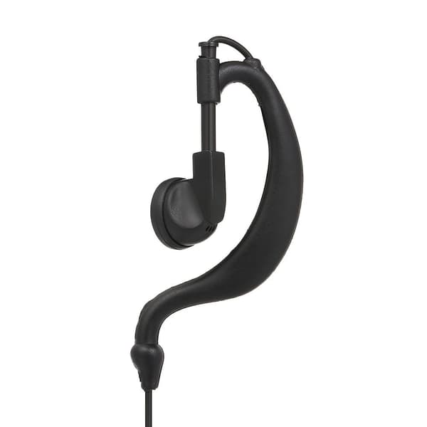 Walkie Talkie-headset med ørestykke og PTT-mikrofon