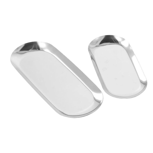 2 st Oval sminkbricka parfymbricka B B B[XJ]