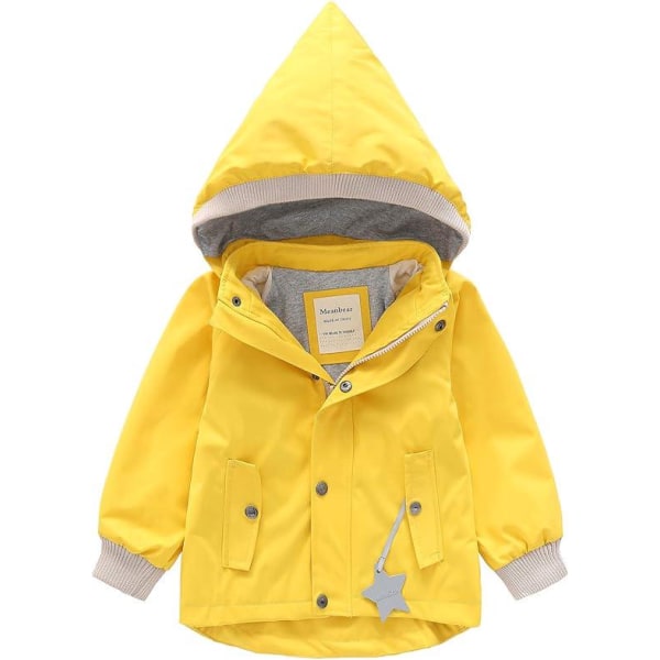 Kids Rain Jacket Toddler Raincoat Girls Boys Spring Jacket 2-10 Years