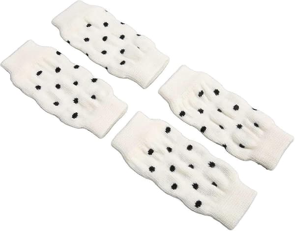 4-pakning Strikkede Benvarmere til Hunder, Varme Vinterstrømper, Søte Polka Dots