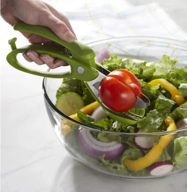9-tommers salatsaks i rustfrit stål