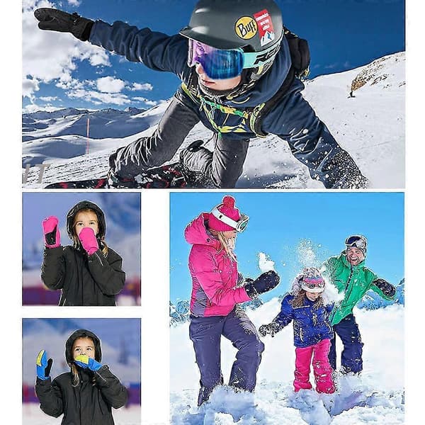 Skihandsker til mænd og kvinder, isolerede touchskærmsvinterhandsker til snescooter Shape1 M Shape1 M