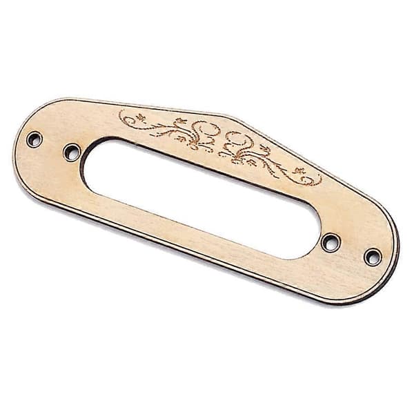 Golden Single Coil Halsmikrofonring för Gitarr med Skruvar Inkluderade