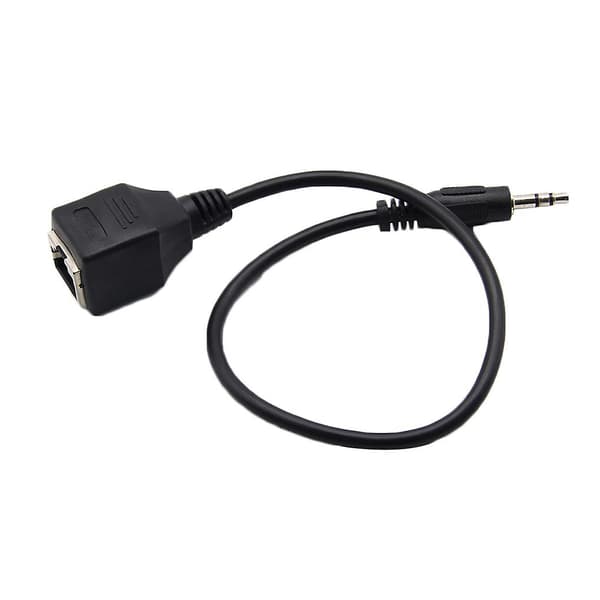 3,5 mm hann til hunn Ethernet LAN-adapterkabel Touch