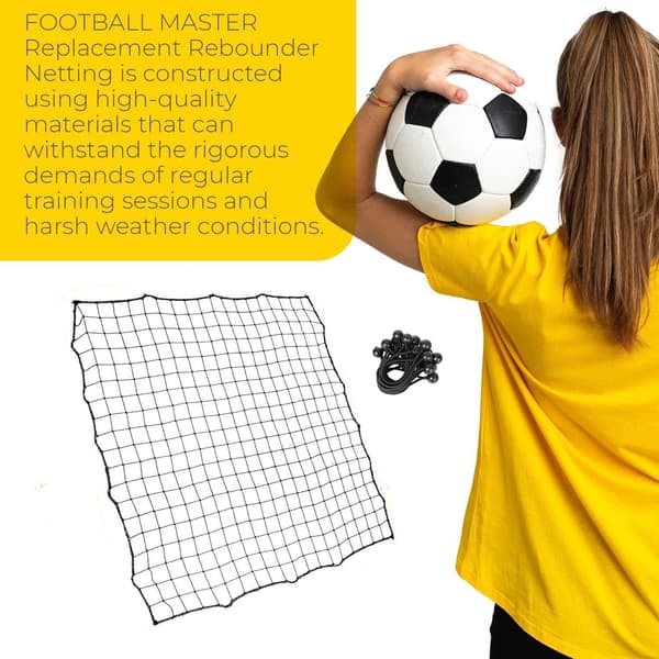 100*100 cm Erstatningsnet til fodboldrebounder Fodboldreboundernet Fodboldreboundernet Studs tilbage