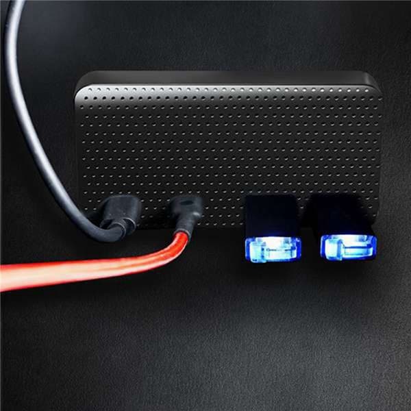 USB-hub til bildele, splitter, dockingstation, hastighedsforlænger, oplader til 2021 Model3/Y HUB Model 3