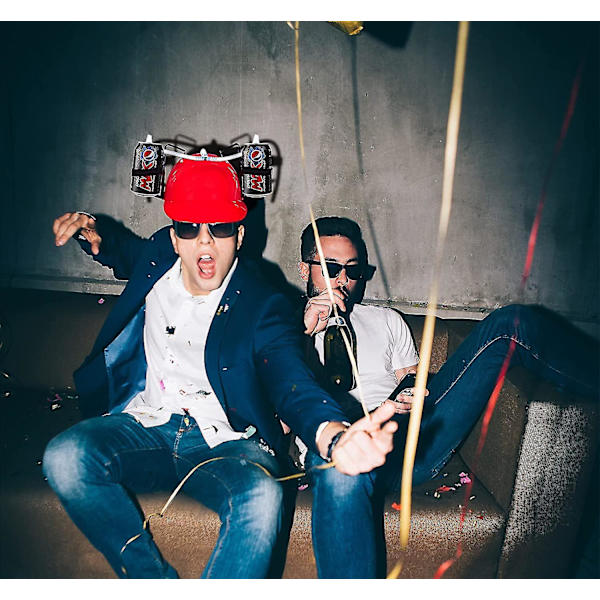 Olut- ja limsanjuontikypärä Partyhattu Red