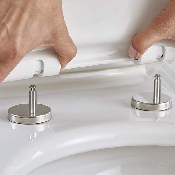 1 par universelle toalettsetefester med elastiske gummiskruer som reservedeler