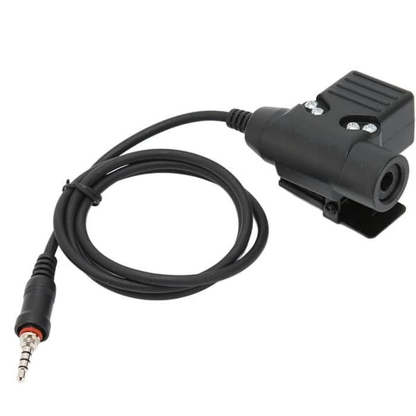 HURRISE U94 PTT-adapter til U94 PTT-adapter til radioadapterforbindelse til Vertex VX‑6R QCS video og lyd