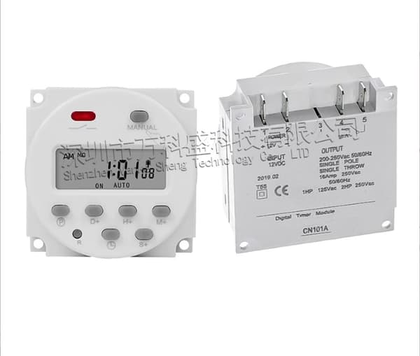 1 sekunds intervall 12v digital LCD-timerbryter ukentlig programmerbar tidsreléprogrammerer Cn101A