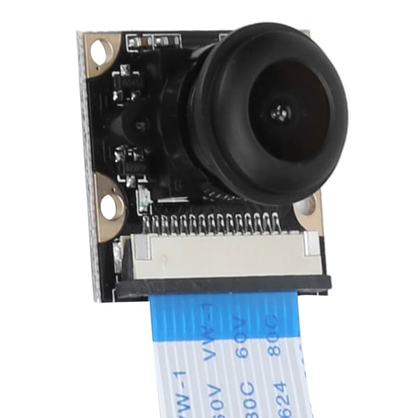 Mini Night Vision Camera for Raspberry Pi 4B 3B 2B - 1080P 5MP, 130° Fish Eye