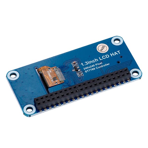 IPS OLED LCD-skjermhatt for Raspberry Pi 3B+/3B/Zero W (1,3 tommer)