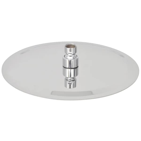 vidaXL Takdusjhode Rustfritt Stål 25 cm Rund Lilla