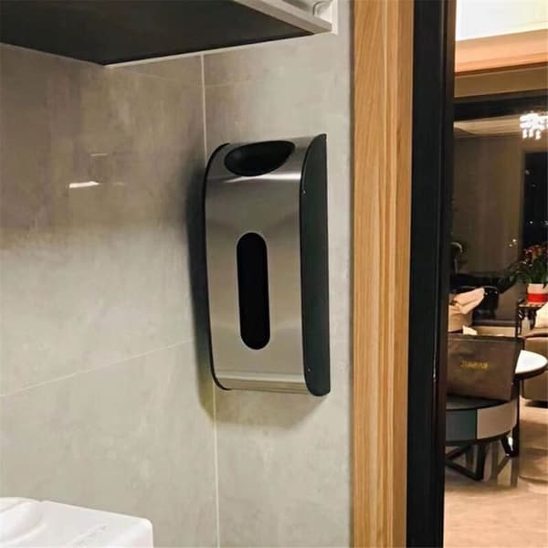 Wall Mounted Plastic Bag Holder, Durable Plastic Bag Holder, Plastic Bag Holder and Dispenser for Kitchen