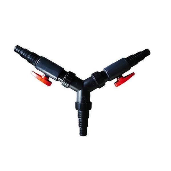 Y-fordeler 25/32/38mm Poolslange (1\"/1 1/4\"/1 1/2\") justeringsventil db
