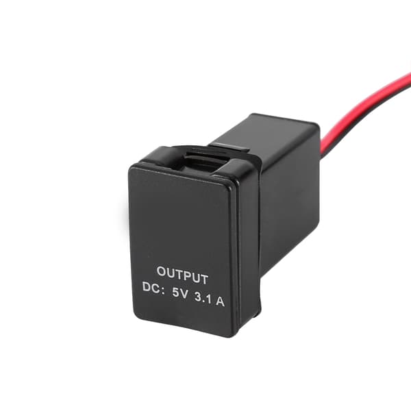 DC 12V-24V til 5V 3.1A Dobbelt USB-udtag Opladeradapter til TOYOTA Biler ZY