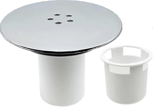 Dusjrist, Erstatning for dusjrist, 90 mm / 115 mm Dusjpluggrist, Dusjavløpsrist, Forkrommet rist for dusjkar
