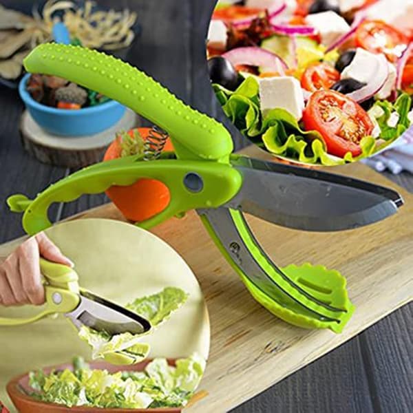 9-tommers salatsaks i rustfrit stål