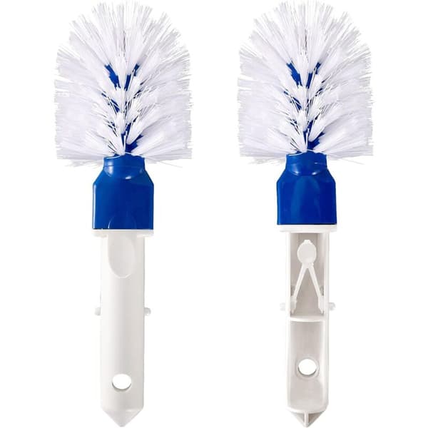 Pool Corner Brush 2-pack with Easy Clips for Above Ground Pool Cleaning