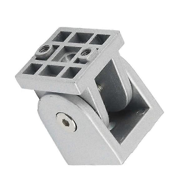 4040 Flexible Hinge Pivot Joint Aluminum Fitting Right Angle Connector for Aluminum Profile
