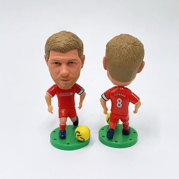 Real Madrid Paris Dockor Ornament Modell Skrivbordsdekoration Gerrard