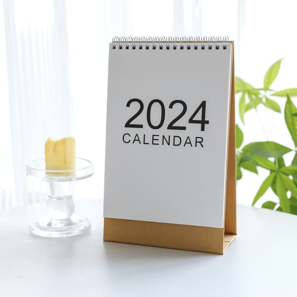 Stående skrivebordskalender Dekorativ skrivebordskalender