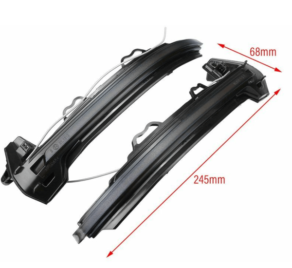 For Audi A4 S4 A5 S5 RS4 RS5 Dynamisk LED-blinklys A4/S4 B9 2016-2019 Unik gul 2 deler