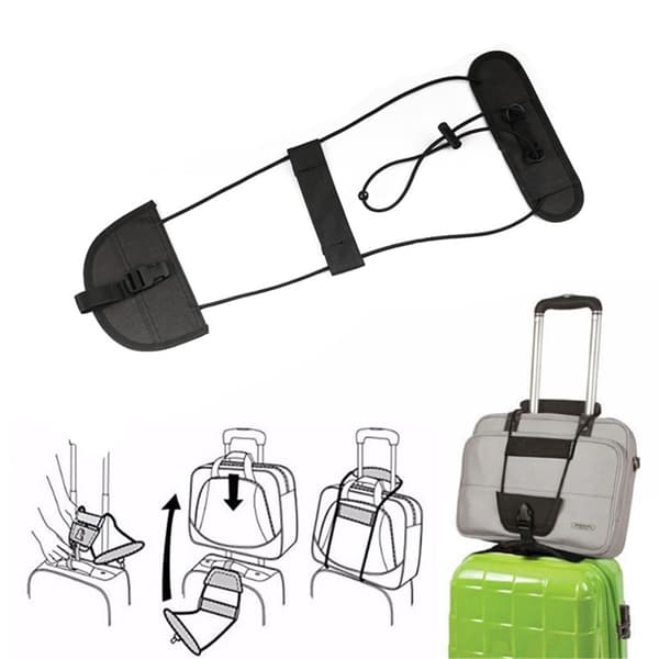Bagagestropper - 2 stk. bagagebungee-rem - og elastisk rem