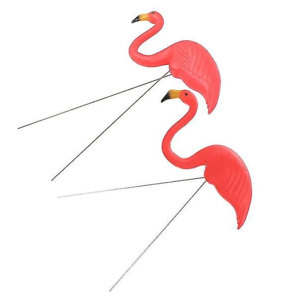 2 stk Flamingo-pynt