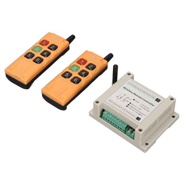 DC12V 6CH Wireless Remote Control LED Light Switch Relay Radio Transmitter Receiver Kit 433MHz