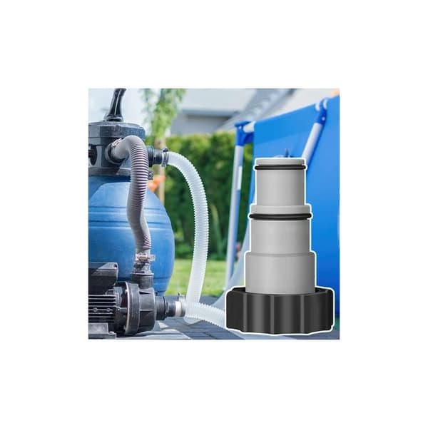 EZZPDG 3-pack slangadaptrar för poolpumpar med O-ring, DOPA pooltillbehör