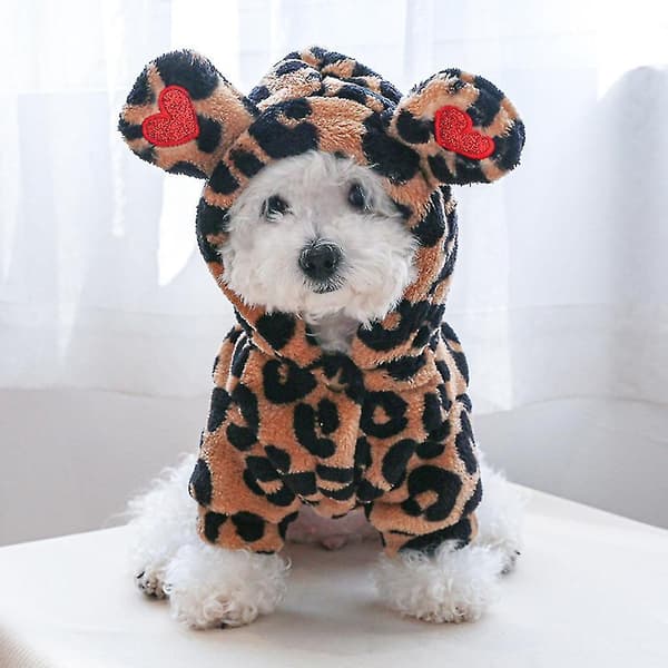 Leopard hundegenser hettegenser hund hettegensere leopard hund hettegenser hundeklær