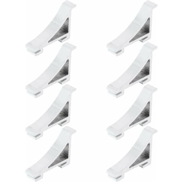 8 Pieces Refrigerator Shelf Clips Shelf Holder for Fridge Freezer Cooler,