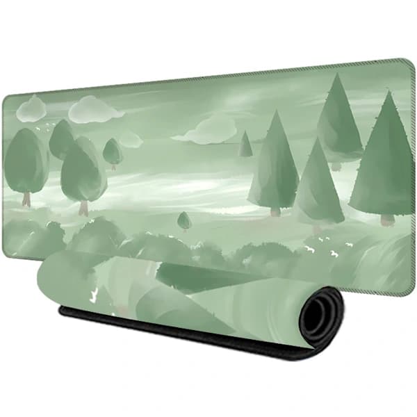Musematte - Skrivebordsunderlag - Gamingmusematte - Stor musematte - Sklisikker musematte - 90x40 cm