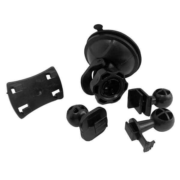 Car Mount for Dashcam with Suction Cup, Windshield/Dashboard, 5 Adapters, 360° Angle, For Driving DVR Ca