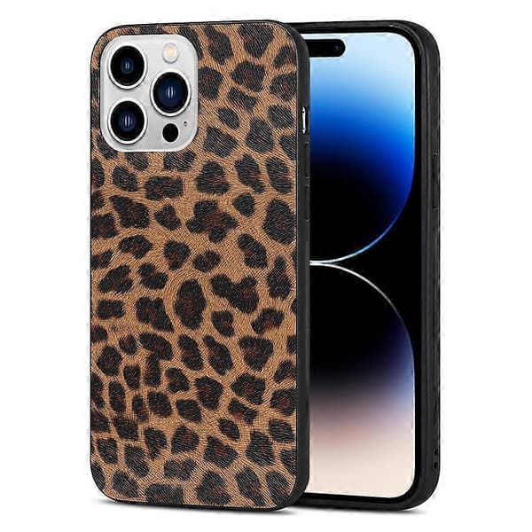TPU-läderfodral för iPhone 14 Pro