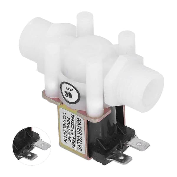 G1/2 Elektrisk magnetventil til vanddispenser, vandindløbsregulator normalt lukket DC12V