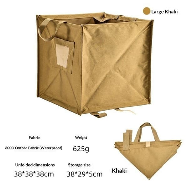Throw Line Cube Bag - Easy Foldable Arborist Throw Line Storage Climbing Rope Organizer Box