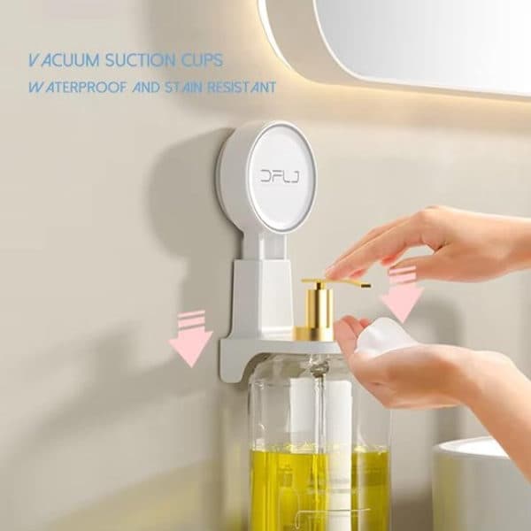 Reusable Suction Cup Holders - Vacuum Suction Cups - No Drilling Required - Multifunctional Wall Hooks - (Three White Pieces)