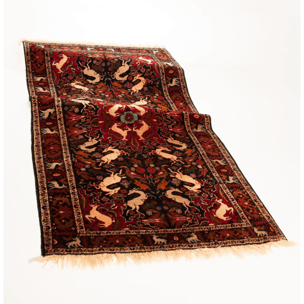 Bakhtiary (persisk) tæppe-Elegance ren 180*100 Cm, 100% bomuld, håndvævet tæppe