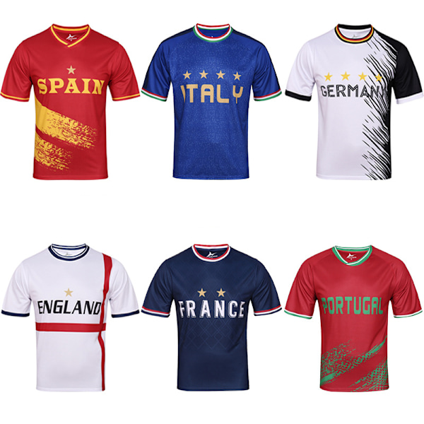 2024 EM-tröjor, korta ärmar, Frankrike, Tyskland, Copa America fotbollströjor, Argentina VM-fans T-shirts Argentina (Copa America) L