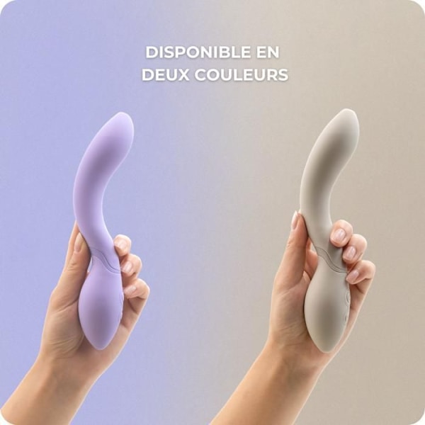 Vibromasseur til G-punktet, Feminine OHYES Lavendel, G-punkt sekslegetøj, Intense, multiple og diskrete orgasmer