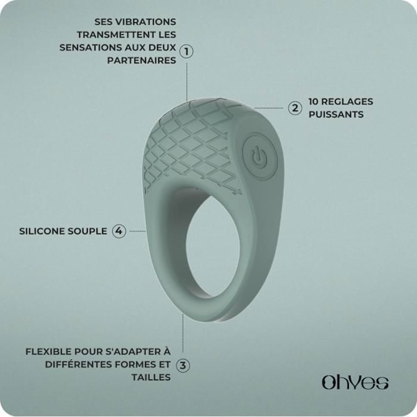 Cockring Vibrant Sexleksak för Män - Penisring - Ring för Penis - Cockring - Penisringar - Sexleksaker Vibrator för Par - Grön