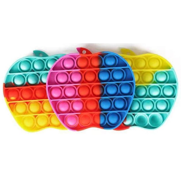 Pop It Fidget Toy Original - Rainbow Apple multifärg one size