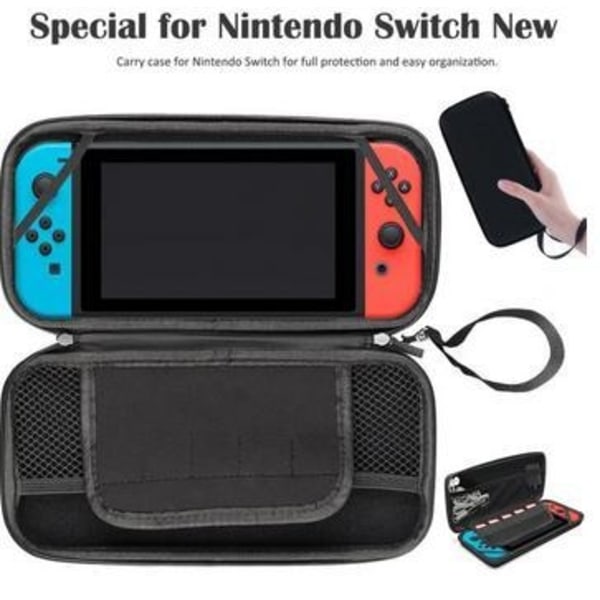 Hård Förvaringsväska, Fodral för Nintendo Switch, Svart