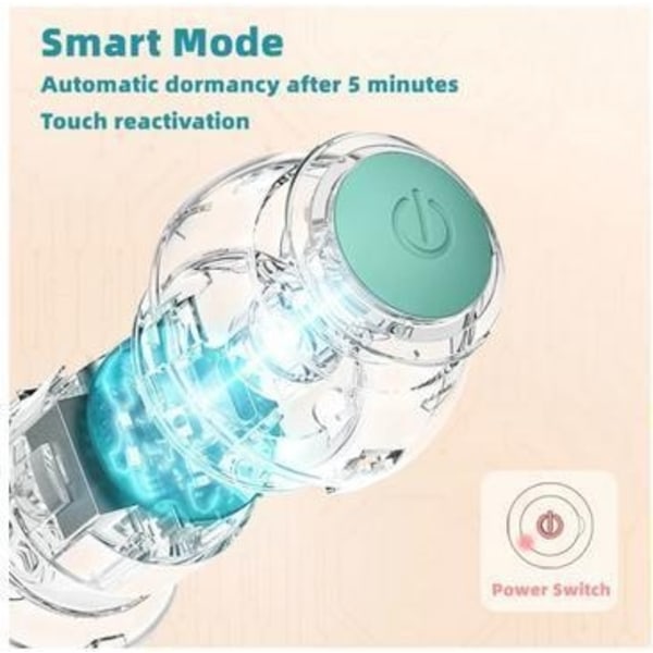 Elektriska automatiska rullande smarta kattleksaker Rosa