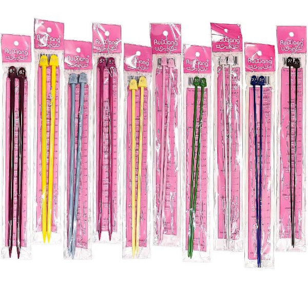 N017 - Set med 10 par Jumperstickor i plast