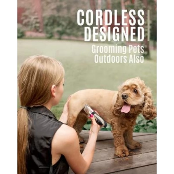 Professionell Pälstrimmer för Hund & Katt - Guld - Grooming Hair Clipper Guld one size