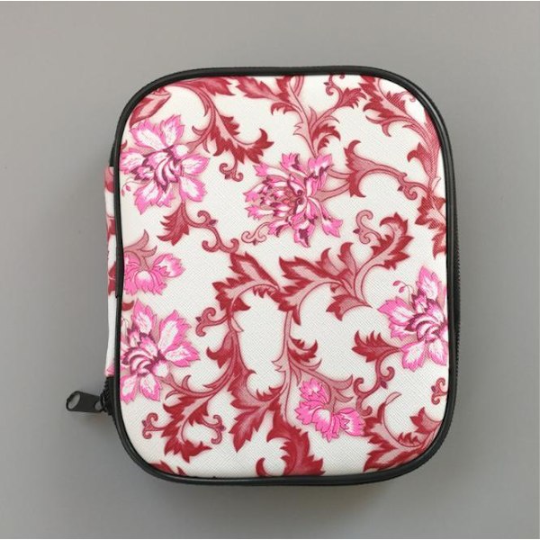N035 - Set med 16 st. ergonomiska virknålar med snyggt fodral multifärg one size